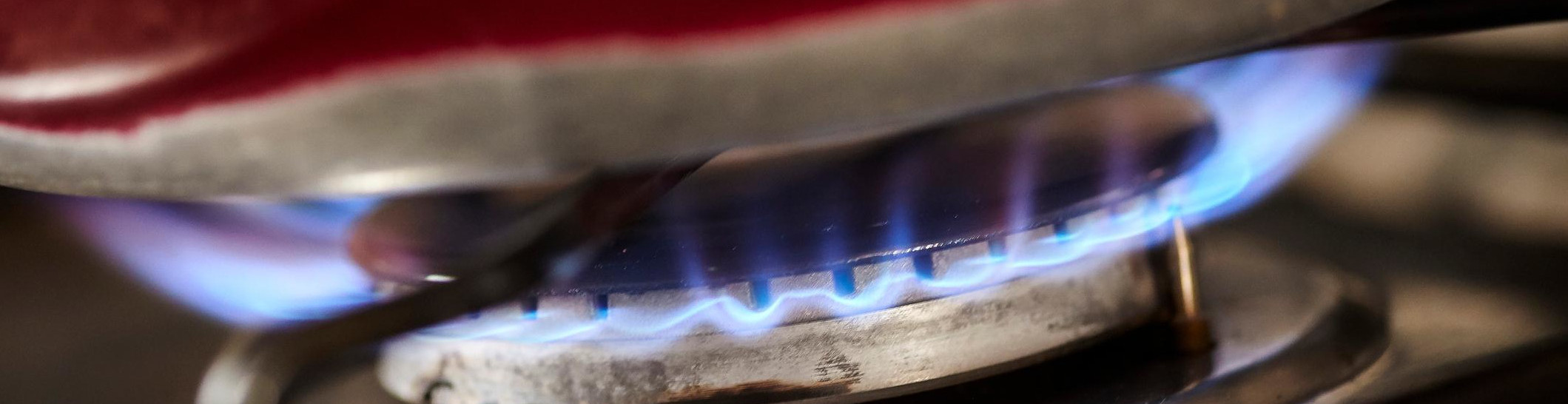 Photo of a gas stove burner representing gas explosion accidents